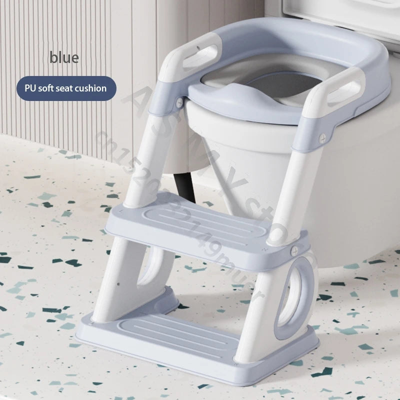 Tiny Tots Throne: The Portable Poop Palace with Steps for Little Royalty!