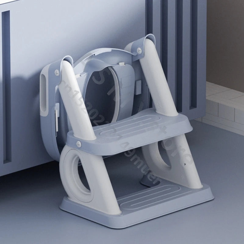 Tiny Tots Throne: The Portable Poop Palace with Steps for Little Royalty!