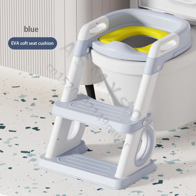 Tiny Tots Throne: The Portable Poop Palace with Steps for Little Royalty!