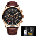 New  Men'S Watches Top Brand Luxury Men Wrist Watch Man Leather Quartz Watch Sports Waterproof Male Clock Relogio Masculino