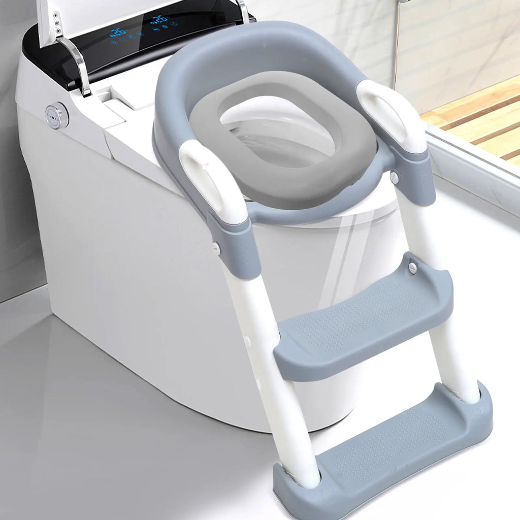 Soft PU Toilet Seat Pad for Kids Bathroom Safety Non-Slip Surface Comfortable for Cold Weather Potty Training Accessory