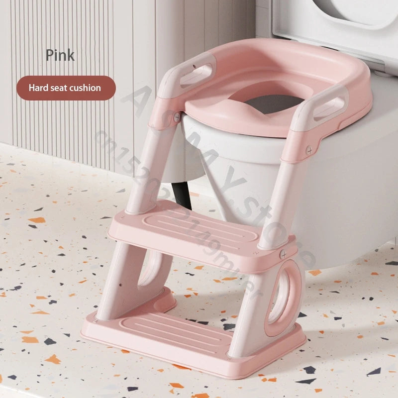 Tiny Tots Throne: The Portable Poop Palace with Steps for Little Royalty!