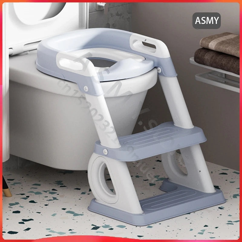Tiny Tots Throne: The Portable Poop Palace with Steps for Little Royalty!