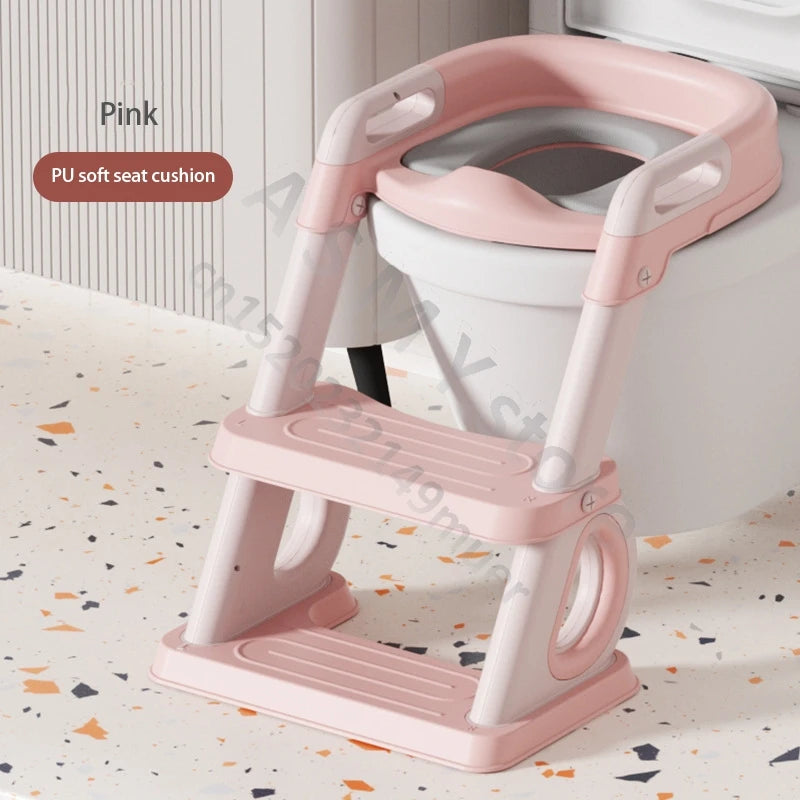 Tiny Tots Throne: The Portable Poop Palace with Steps for Little Royalty!